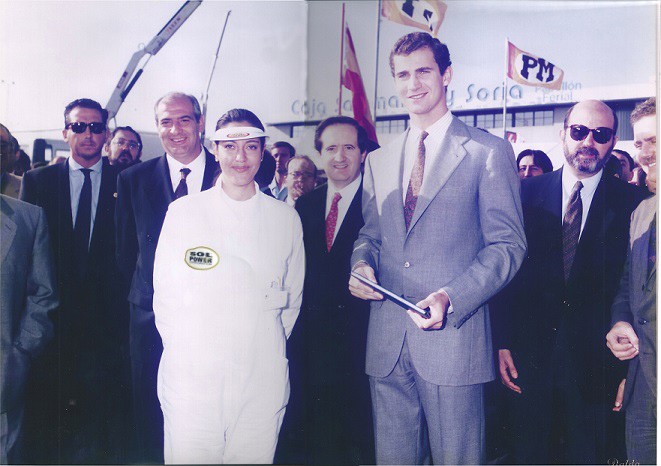 Solpower Plus con el Principe Felipe VI